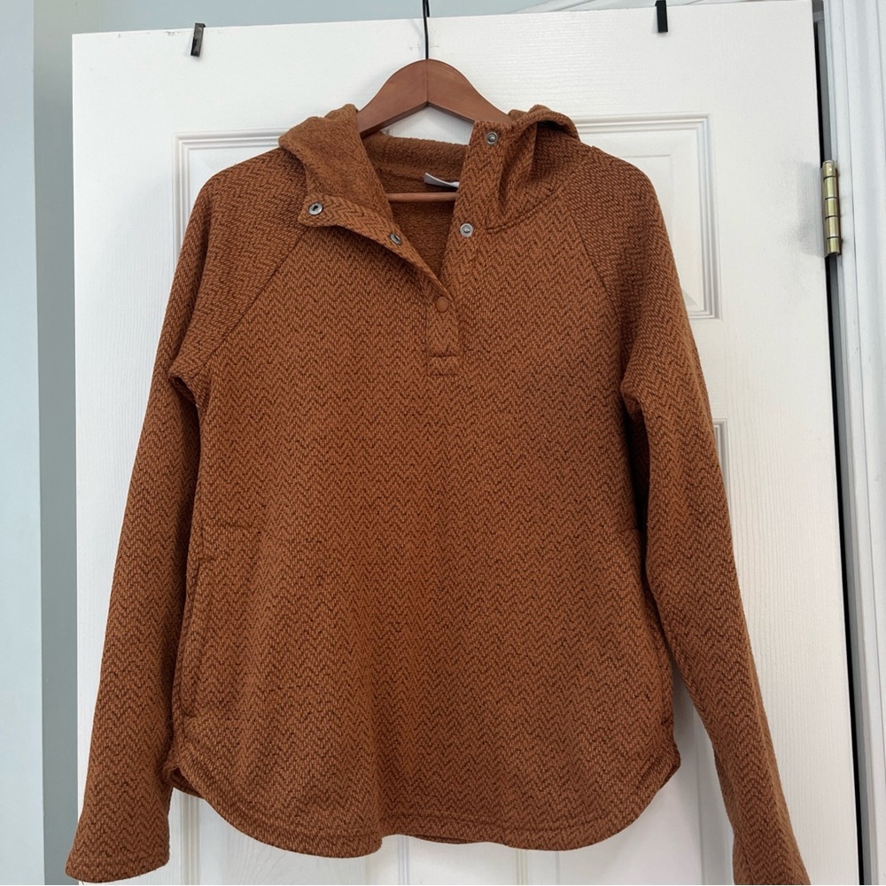 Columbia Women's Burnt Orange Fleece Pullover size medium
